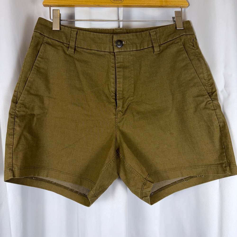 Lululemon Commission Short 5" Mens 30 Artifact Brown Chino LM7AUDS